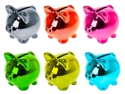 Moneybank Disco Pig mini ceramic 6 ass. colours
